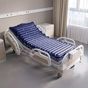 Alternating Air Pressure Mattress Pad, Bed Sore Prevention Solution Mattress Topper with 6-Setting Pump, Waterproof Pressure Ulcer Cushion Pad for Hospital Beds and Home, S12VA
