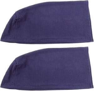 Chair Arm Protectors Sofa Armrest Cover Stretch Armchair Slipcover Protector Elastic Home Office Recliner Couch Loveseat Protective Cloth 2pcs ()