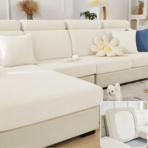 Magic Sofa Covers Soothing Home Sofa Covers 2025 New Super Stretch Couch Couch Covers for Sectional Sofa Sofa Hero Covers for Couch for Pets (White,Large Single Seat Cover)