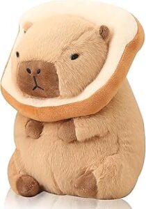 Cute Capybara Plush Soft Capybara Plushie Pillow with Kawaii Capybara Stuffed Animals Toy for Kids Girls Adults Birthday Gifts and Home Decor 12 inch (Kawaii Capybara Plush)