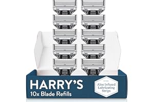Harry's Razor Blades for Men - 10 Count - Premium Razor Blade Refill Cartridges